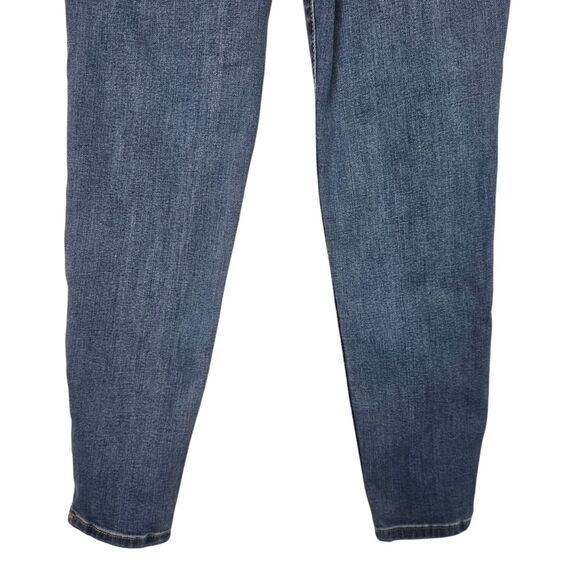 Knox Rose Jeans Women Size 10 Denim Blue Side Tribal Chevron Embroidered Pattern - Picture 6 of 11